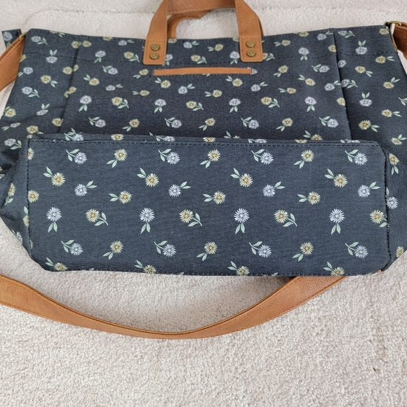 Thirty One Women's Step Up Tote In Ditzy Daisy Print NWOT - Picture 5 of 14